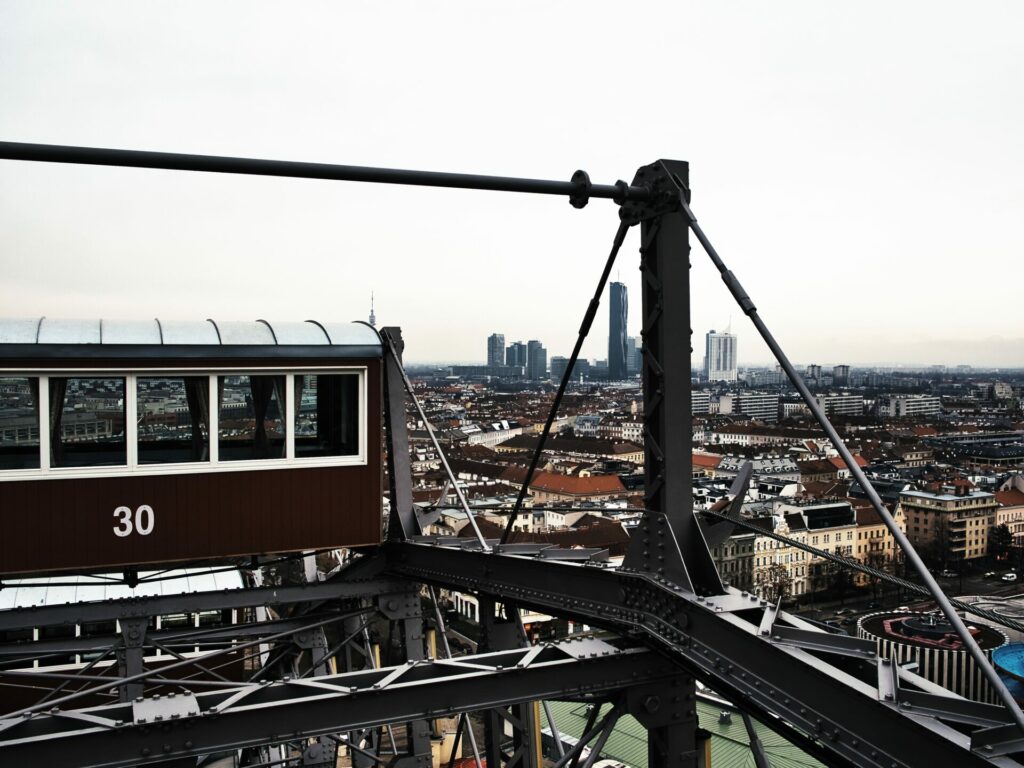 Reisebericht Wien | Der Prater bei Tag: Blick vom Riesenrad