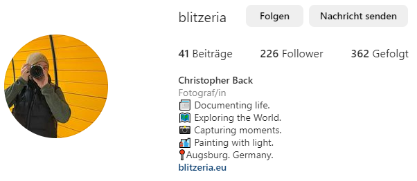 Beiträge und Follower auf Instagram - nach drei Monaten.
