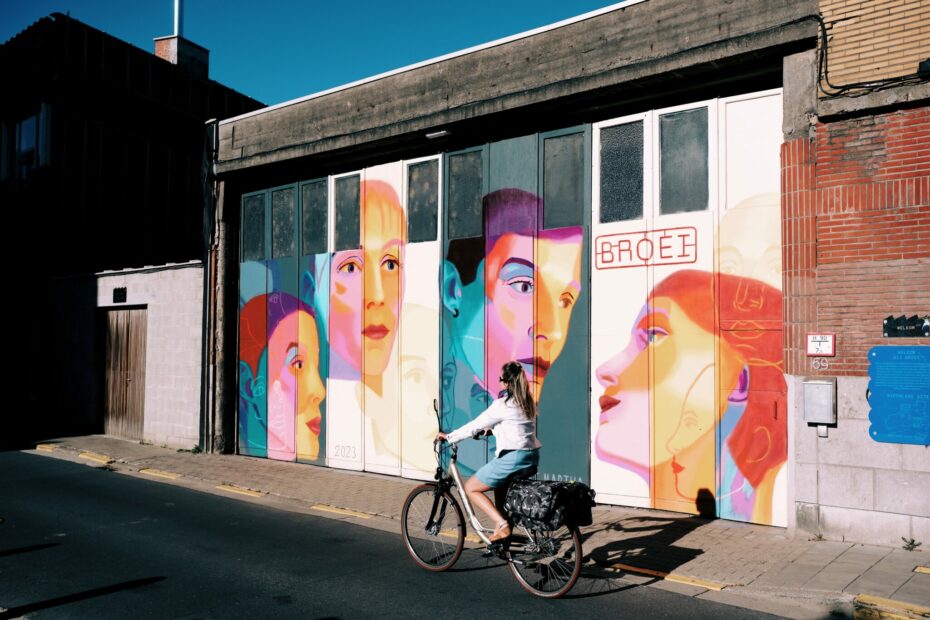 Belgien-Gent-Architektur und Street-Art
