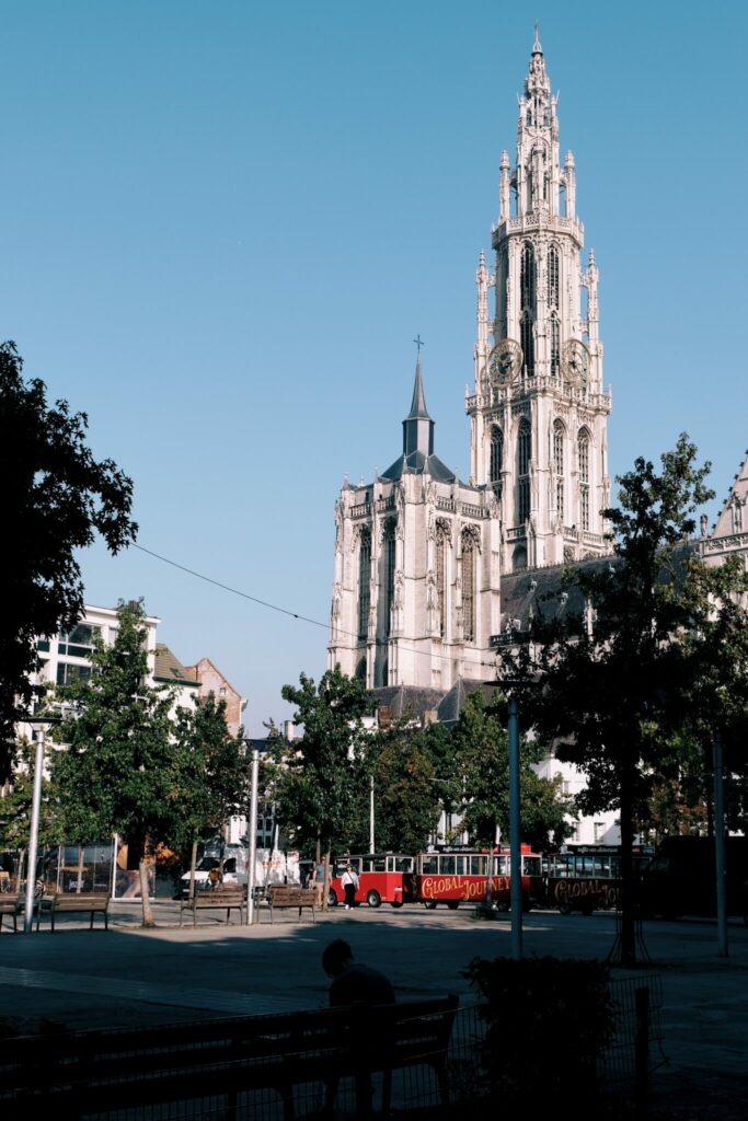 Antwerpen - Unser Ausflug nach Antwerpen - Blick auf die Liebfrauenkathedrale