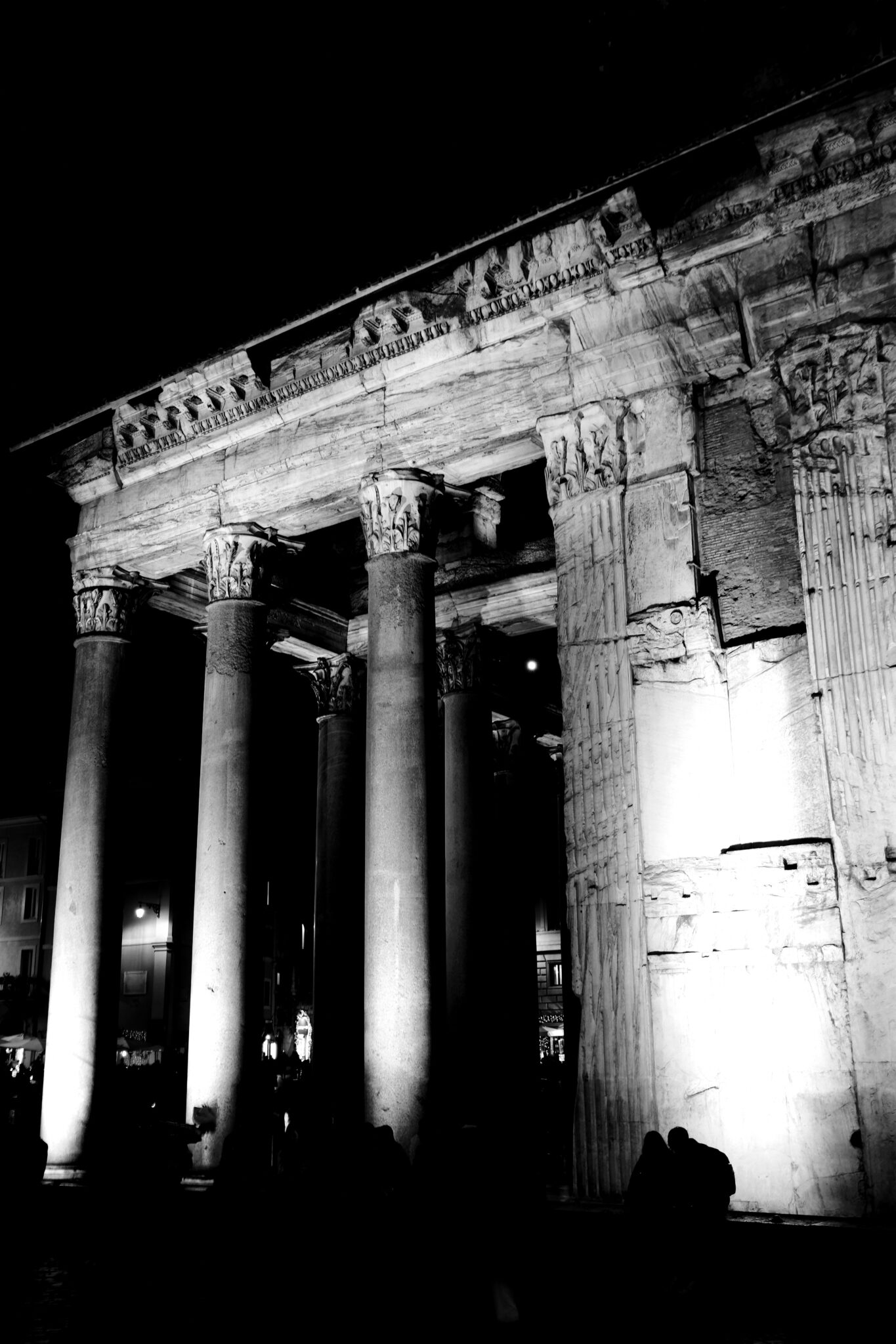 Rom - Rom in Schwarz-Weiß - Pantheon in Monochrom