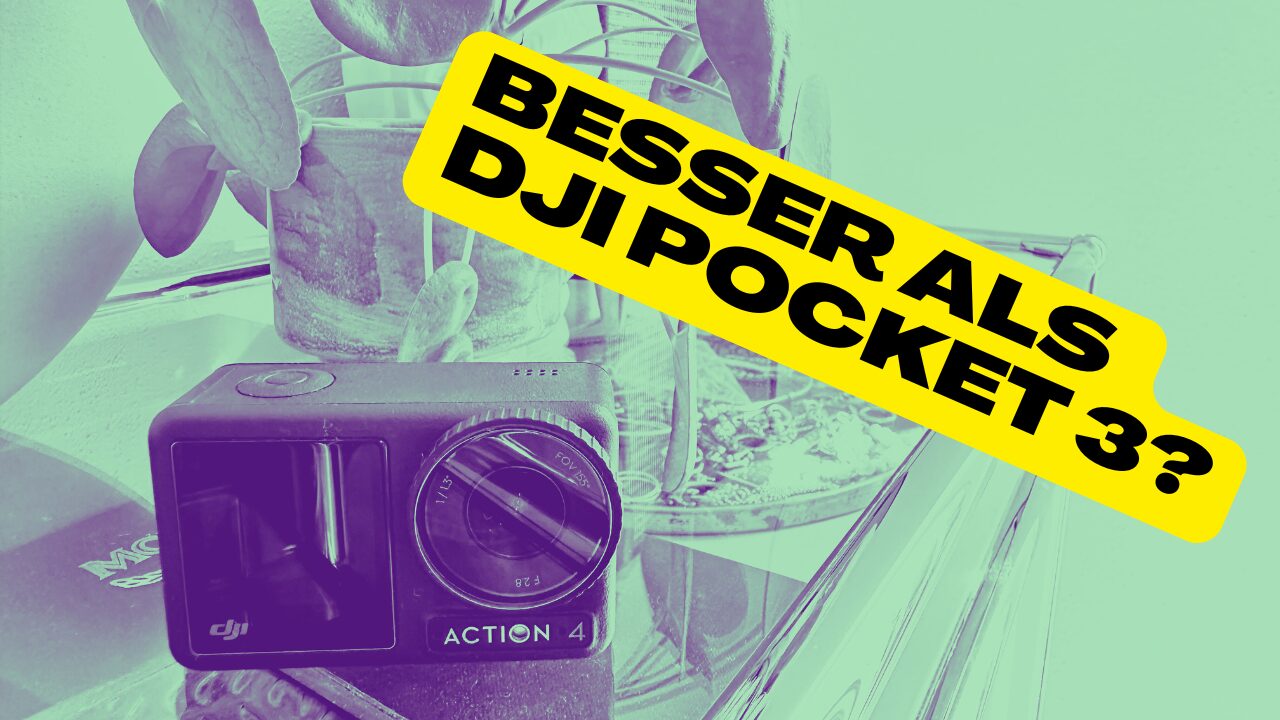 DJI Action 4 Besser als Pocket 3 - DJI Osmo Action 4 VS. Pocket 3 - Ist günstiger besser? - blitzeria.eu - Christopher Back